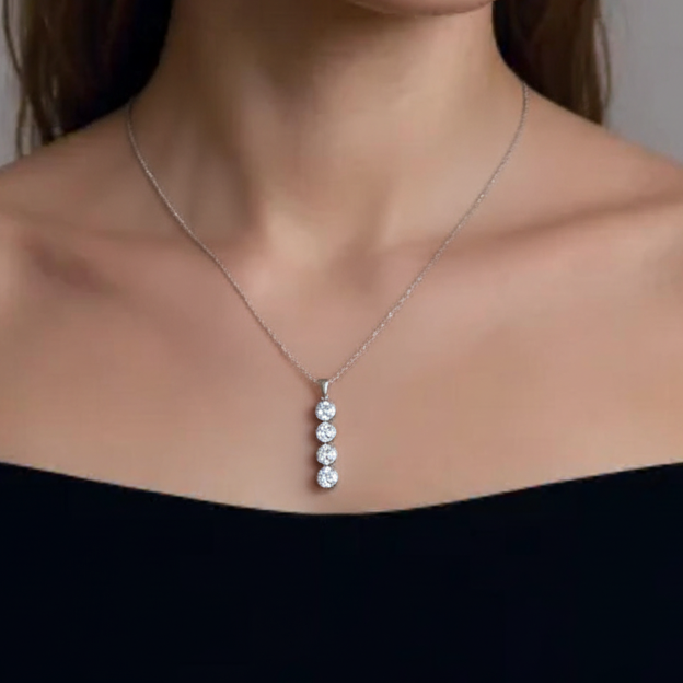 Crystal Stack Drop Jewellery Set (3 Pcs)
