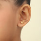 Cute Butterfly 18K Gold Plated Children's Earrings - Twisty Locks  - Kids and Women Hair Accessories, Fashion Clothing and Jewellery India