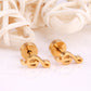 Cute Music Note 18K Gold Plated Children's Earrings - Twisty Locks  - Kids and Women Hair Accessories, Fashion Clothing and Jewellery India