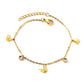 Diamond Butterfly 18K Gold Plated Children's Bracelet - Twisty Locks  - Kids and Women Hair Accessories, Fashion Clothing and Jewellery India