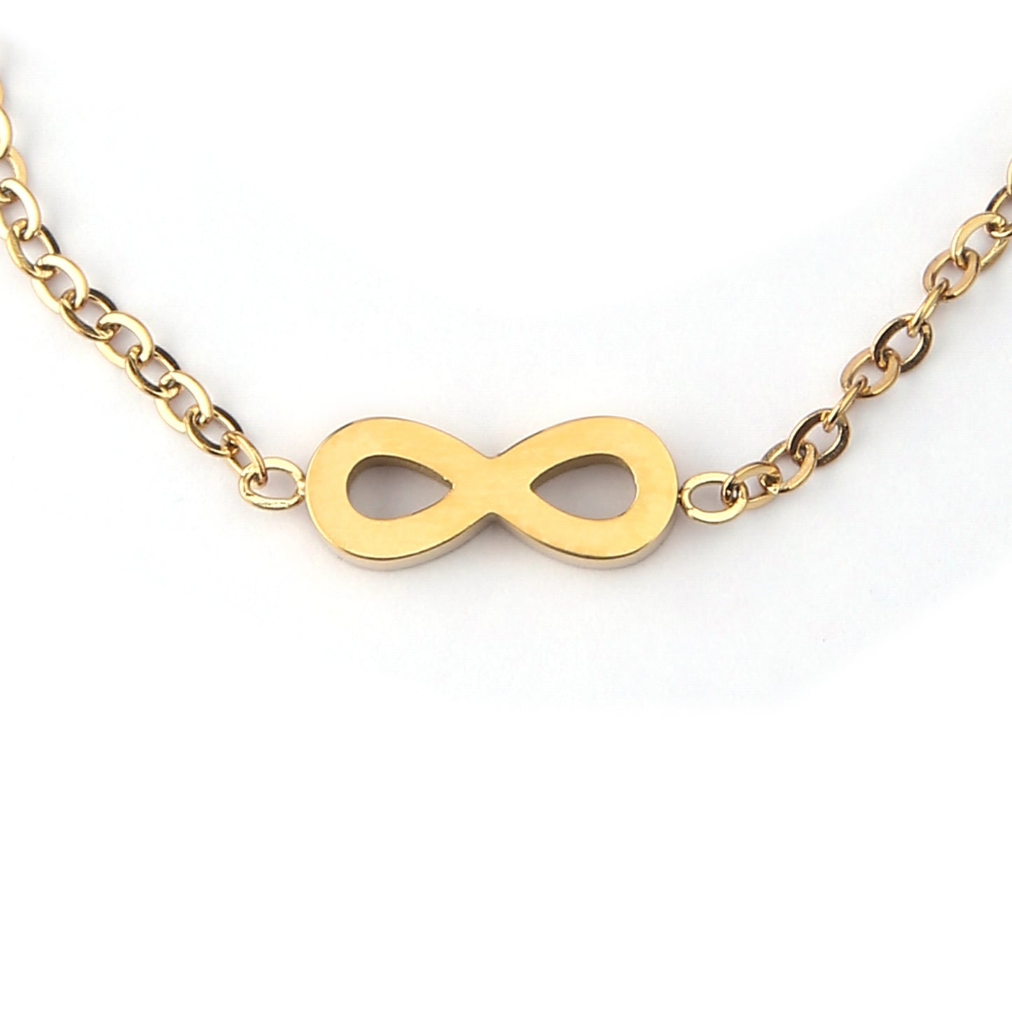 Gold Infinity 18K Gold Plated Children's Bracelet - Twisty Locks  - Kids and Women Hair Accessories, Fashion Clothing and Jewellery India