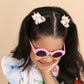 Kitty Unicorn Clips - Set of 2 - Twisty Locks  - Kids and Women Hair Accessories, Fashion Clothing and Jewellery India
