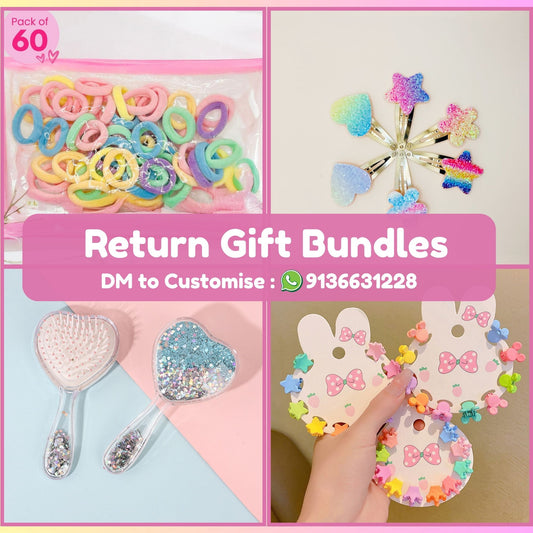 Return Gift Bundle - Twisty Locks  - Kids and Women Hair Accessories, Fashion Clothing and Jewellery India