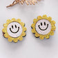 Smiling Sunflower Clips - Set of 2 - Twisty Locks  - Kids and Women Hair Accessories, Fashion Clothing and Jewellery India