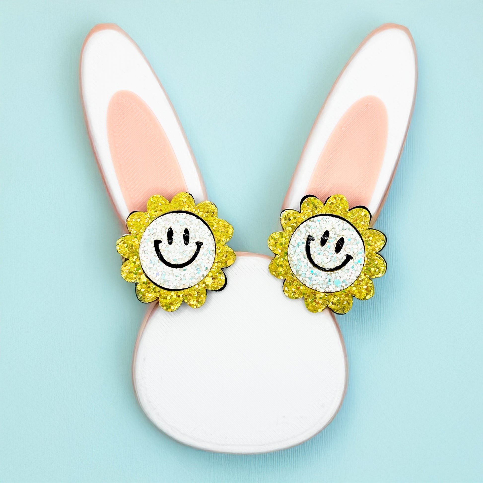 Smiling Sunflower Clips - Set of 2 - Twisty Locks  - Kids and Women Hair Accessories, Fashion Clothing and Jewellery India