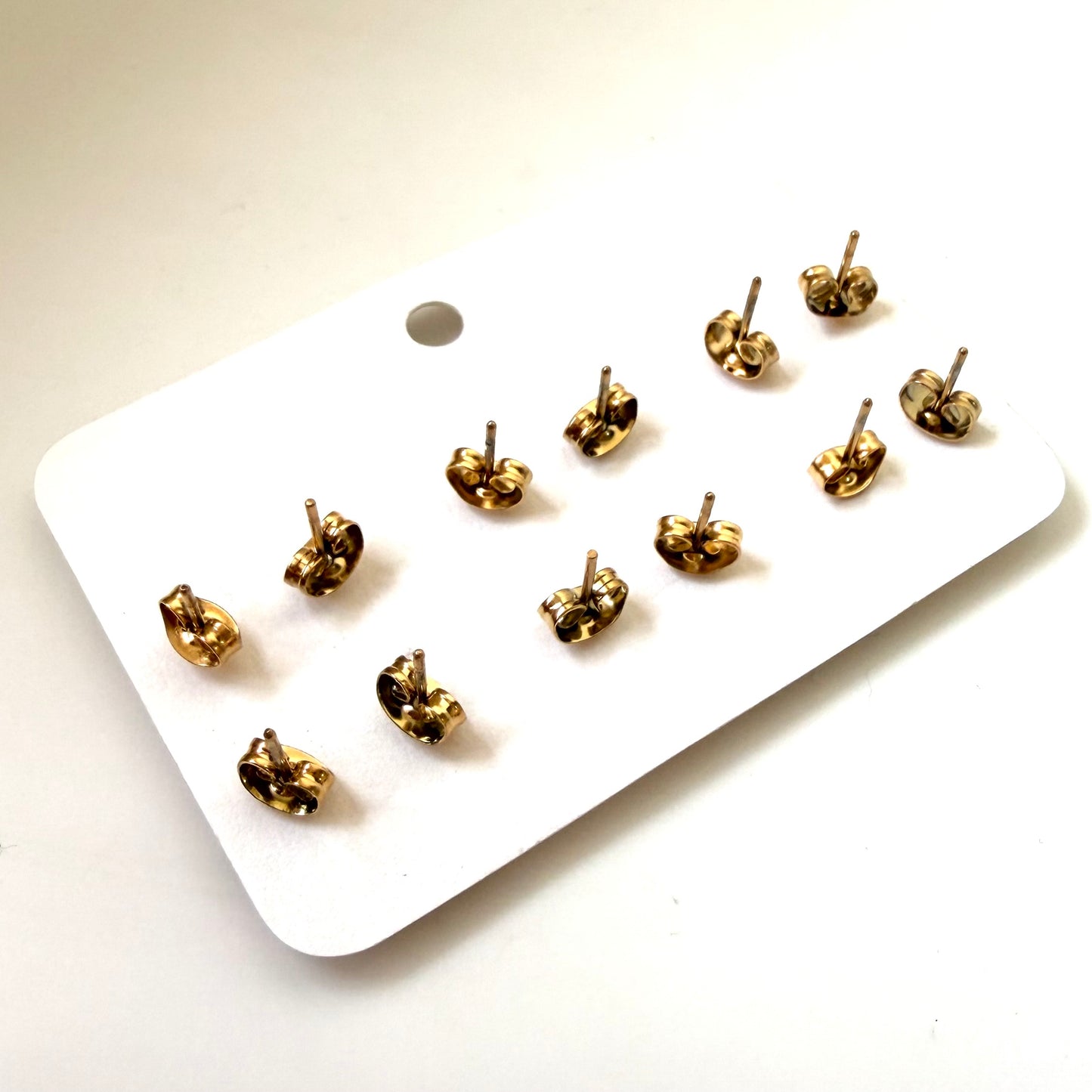 Sparkle 18K Gold Plated Children's Earrings Set of 6 - Twisty Locks  - Kids and Women Hair Accessories, Fashion Clothing and Jewellery India