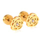 Sparkle Rose 18K Gold Plated Children's Earrings - Twisty Locks  - Kids and Women Hair Accessories, Fashion Clothing and Jewellery India