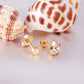 Sparkle Star 18K Gold Plated Children's Earrings - Twisty Locks  - Kids and Women Hair Accessories, Fashion Clothing and Jewellery India