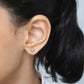 Elegant Sparkle Stud 18K Gold Plated Children's Earrings