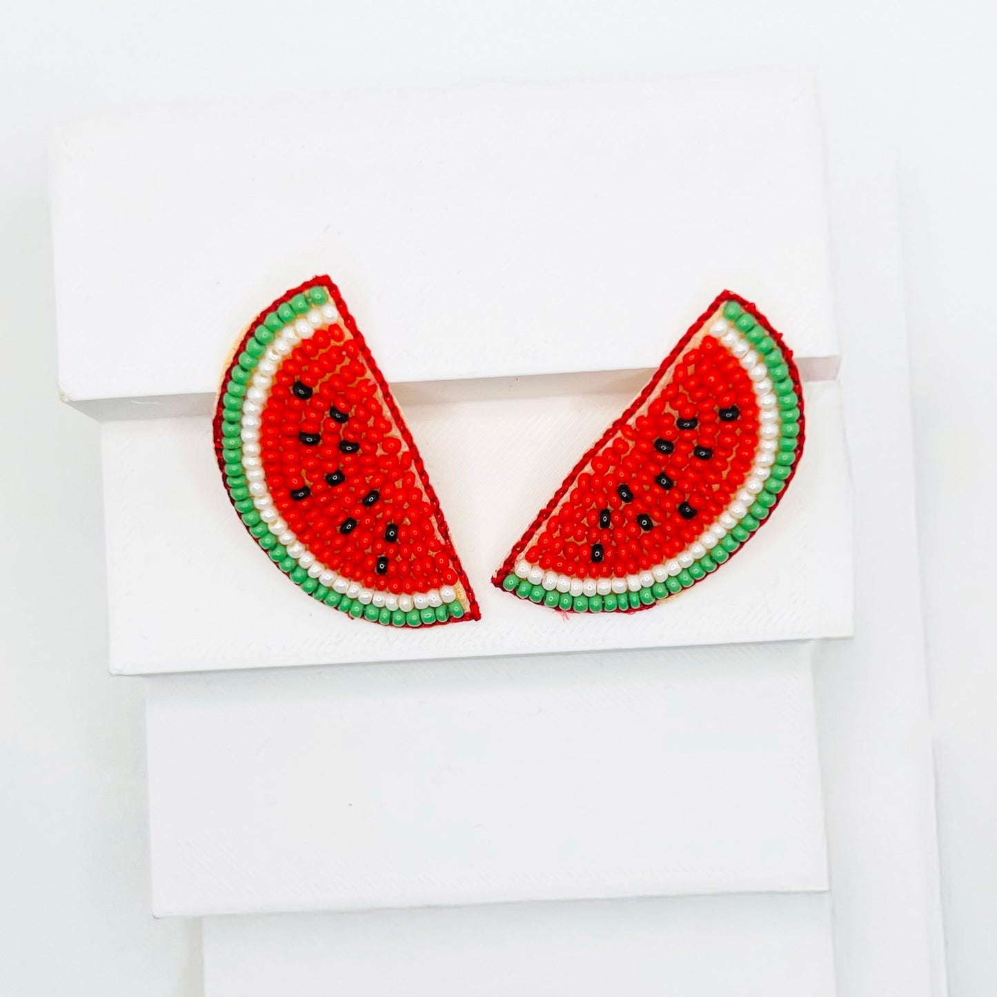 Watermelon Embroidered Hair Clips Set - Twisty Locks  - Kids and Women Hair Accessories, Fashion Clothing and Jewellery India