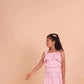 Ribbons Bow Hair Clips - Blue, Pink & Purple - Set of 2