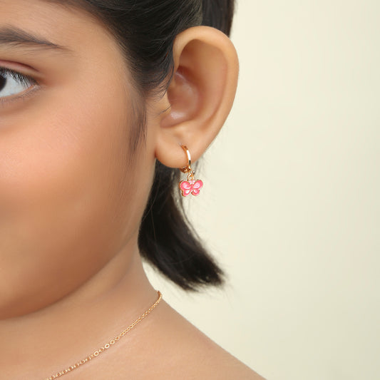 Butterfly Jewellery Set- Pink